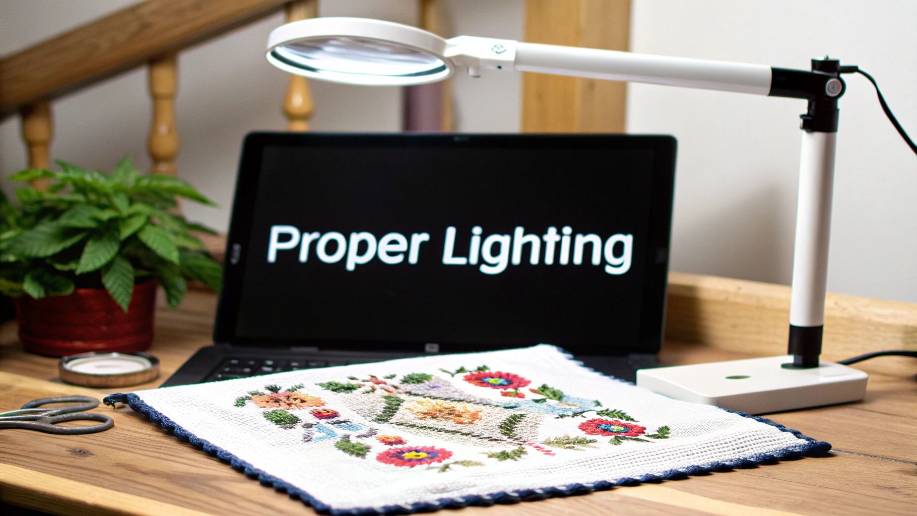 Use Proper Lighting and Magnification