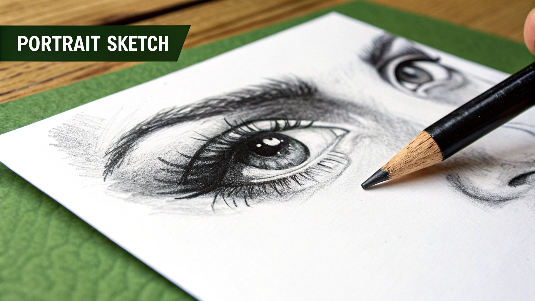 Pencil Portrait Drawing