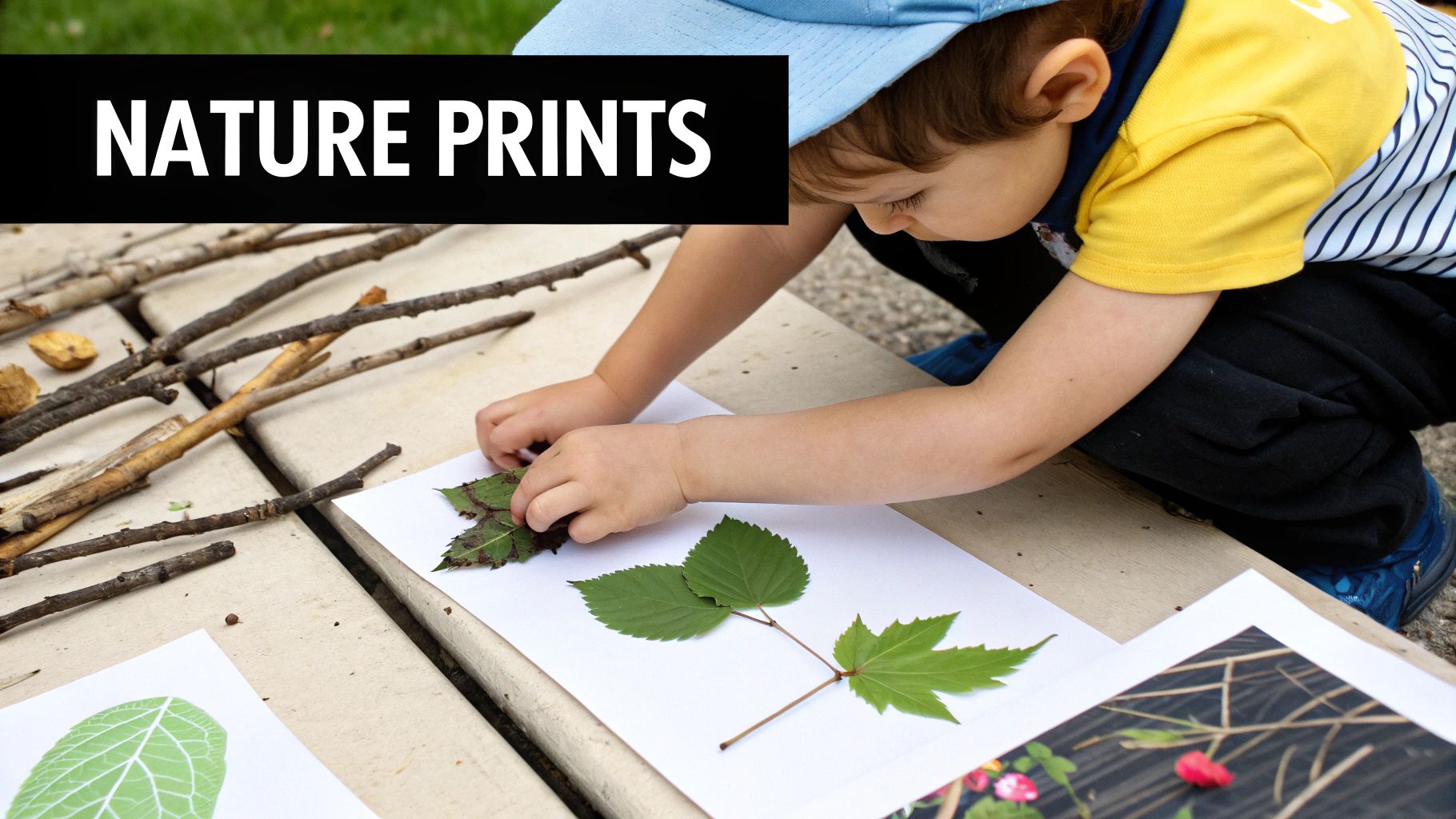 Nature Painting (Using Natural Objects)