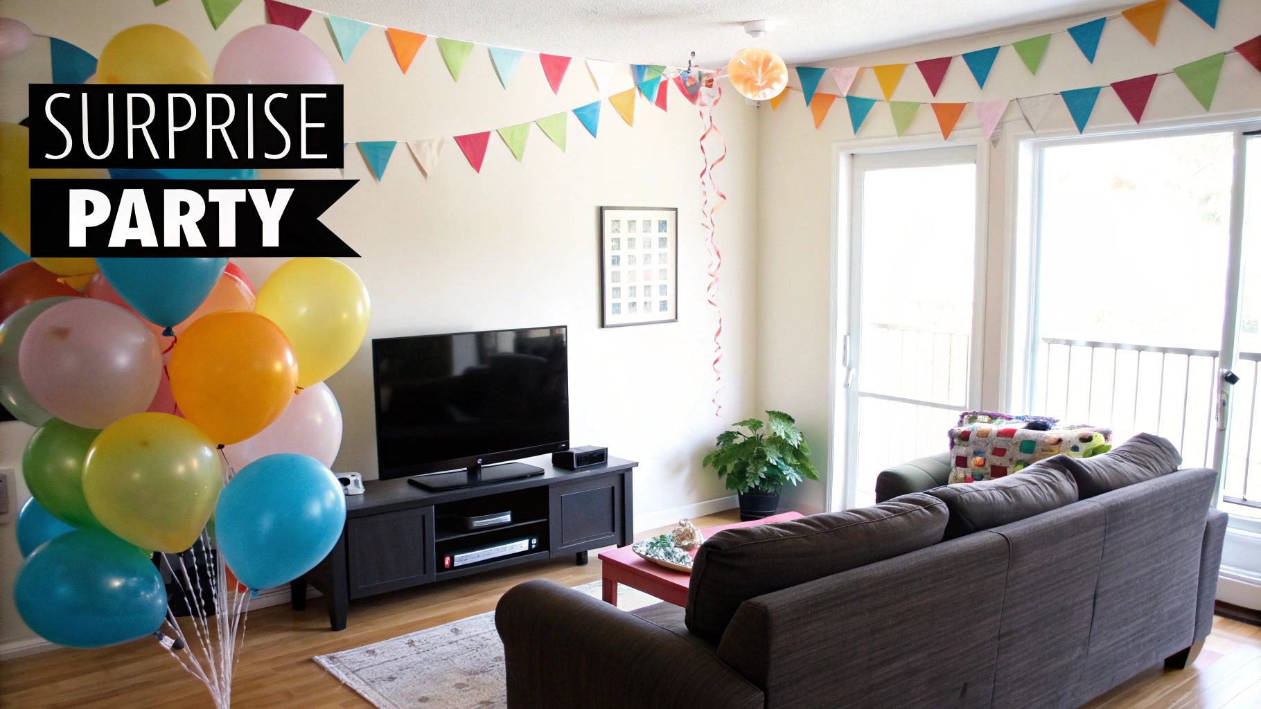 A couple laughing together over a spilled drink, turning a mistake into a fun memory.