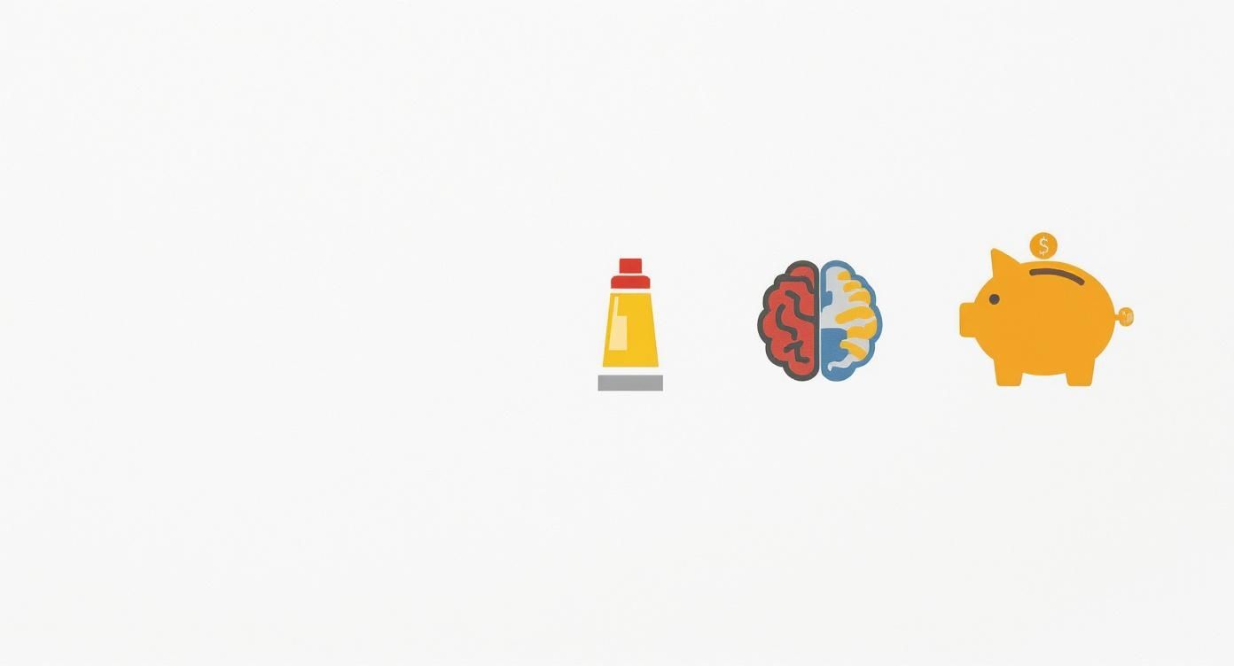 Infographic about how to mix acrylic paint colors