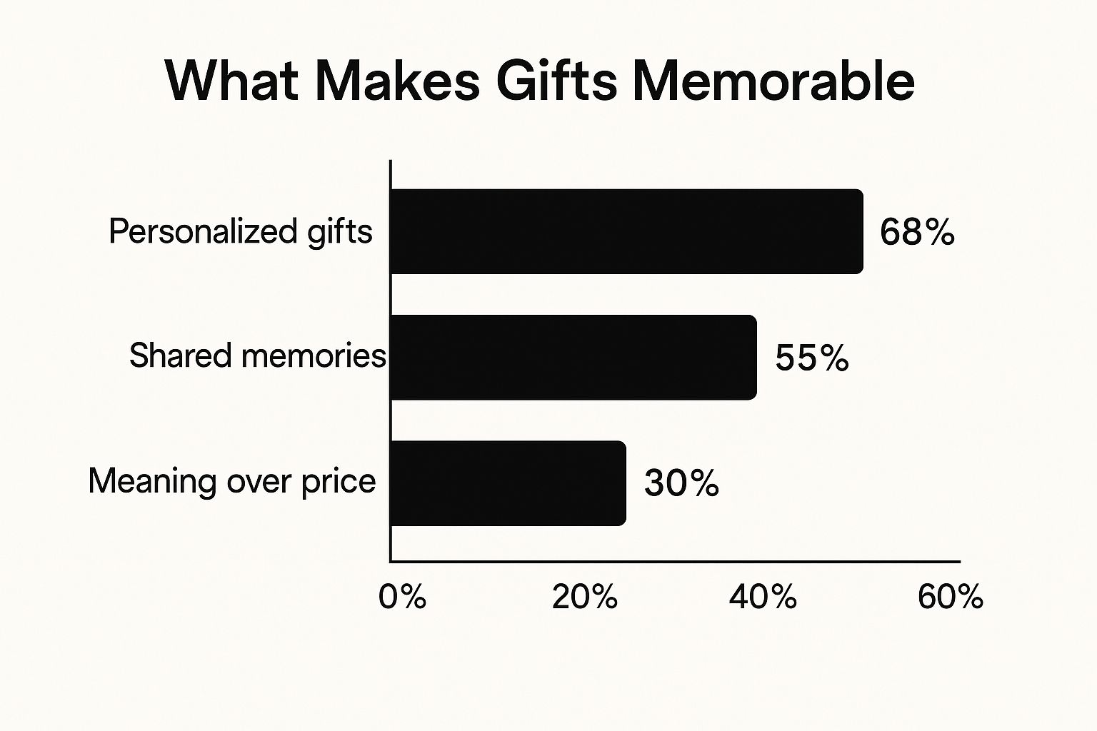 Infographic about thoughtful valentine's day gifts