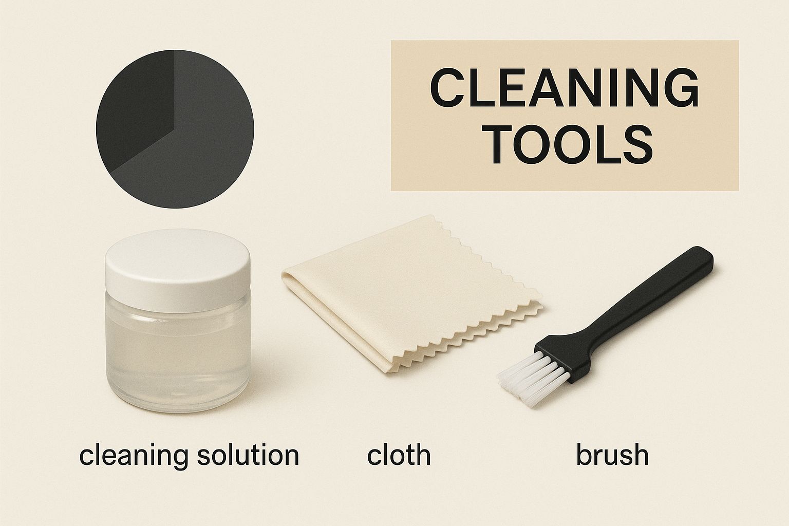 Infographic about best way to clean gold jewelry