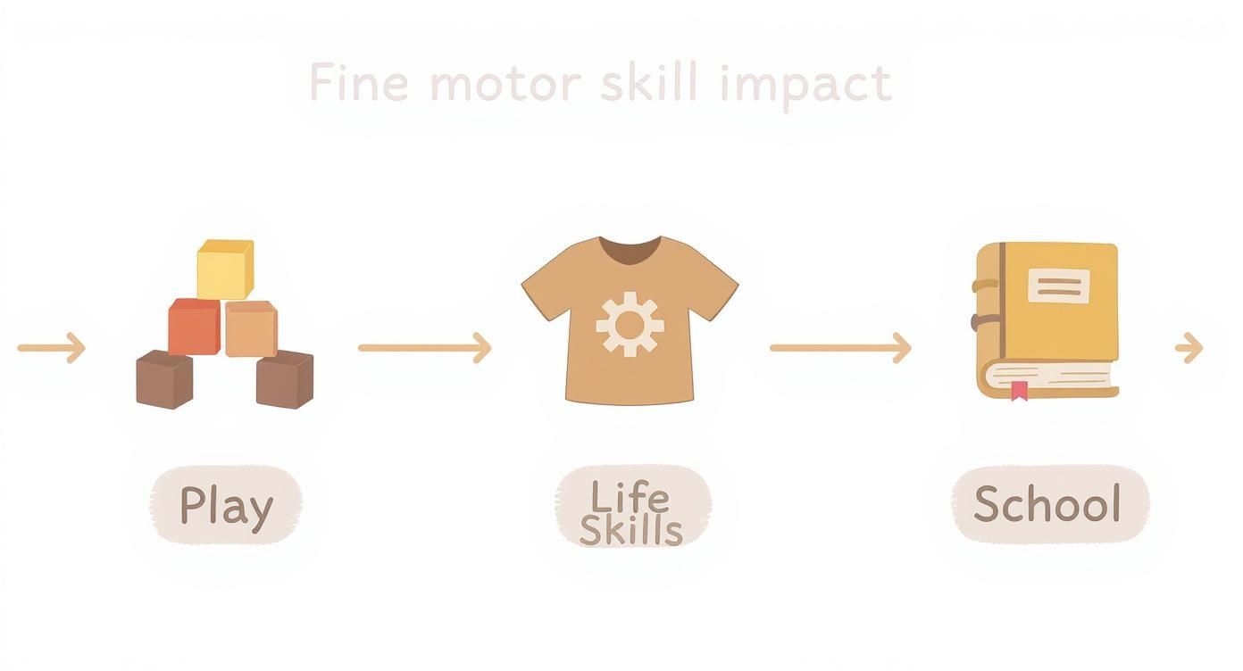 Infographic about what are fine motor skills