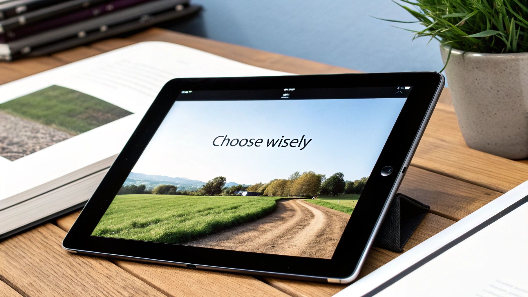 A person holding a custom paint-by-number kit with a photo of a dog.