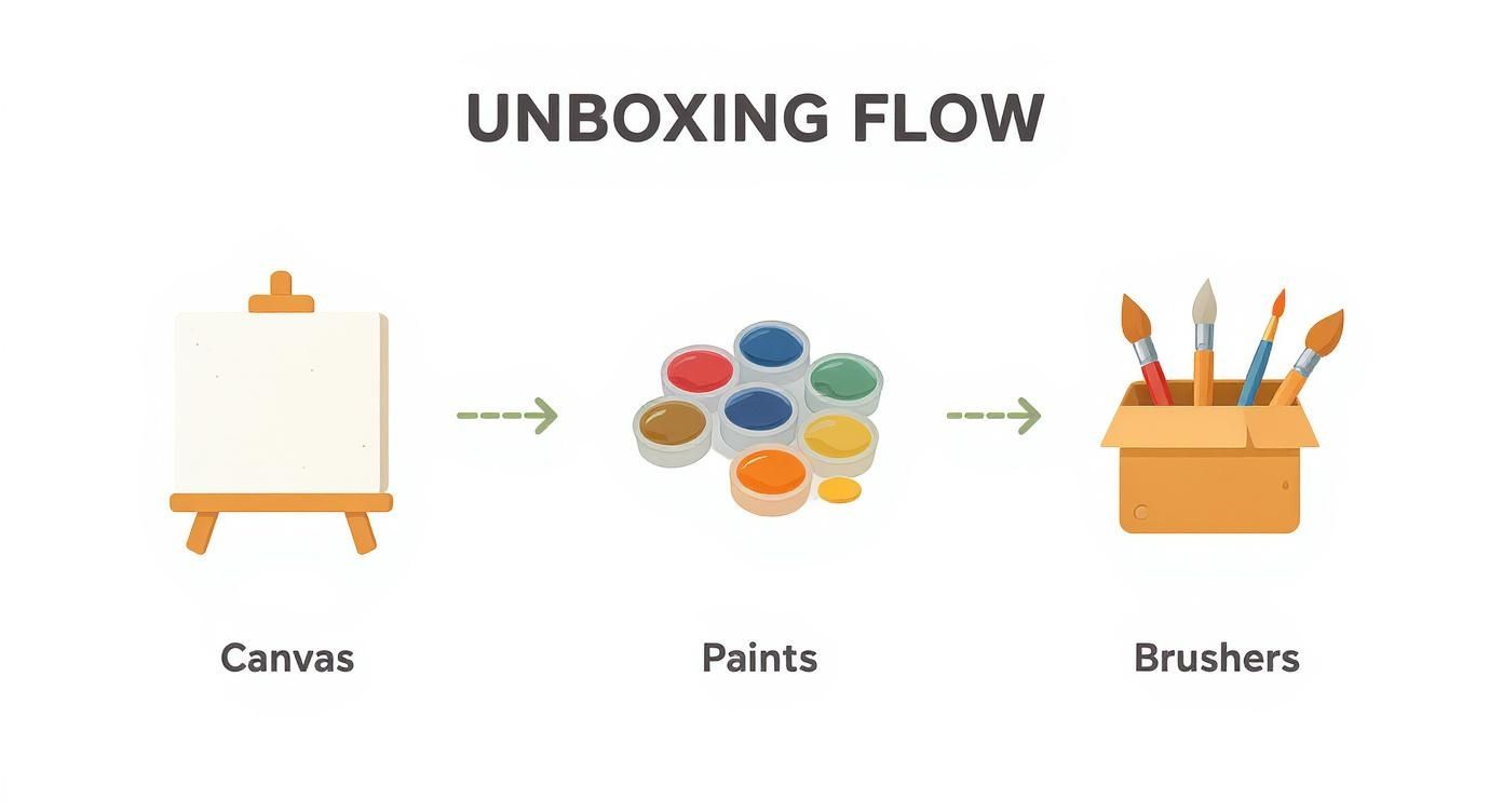 Infographic about canvas by numbers review