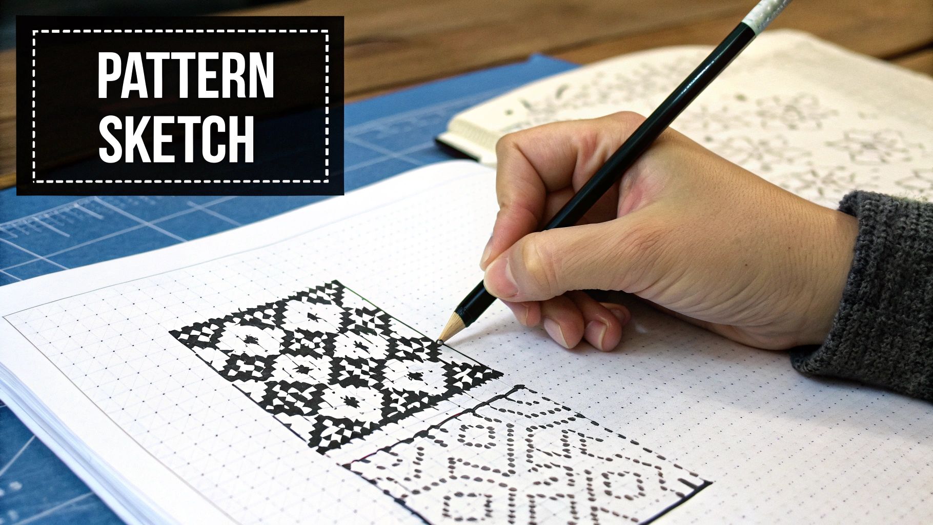 Colorful threads arranged in a gradient, ready for a cross stitch project.