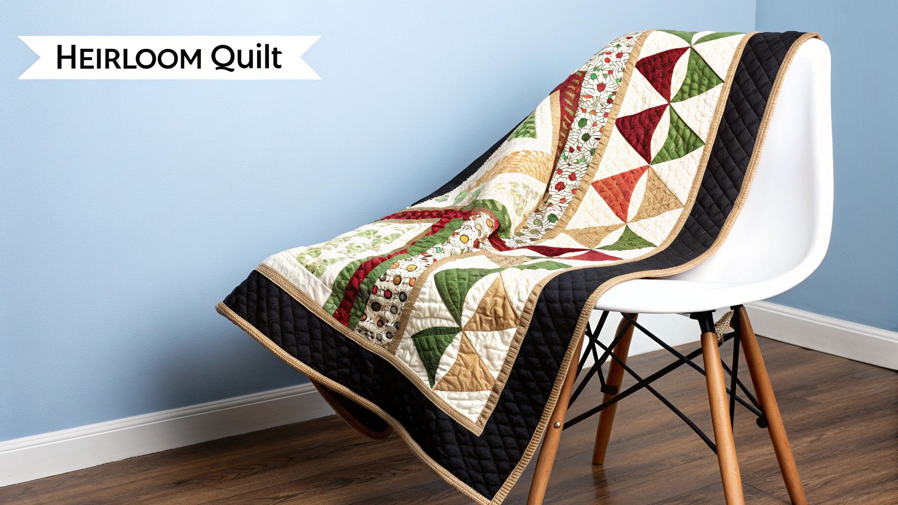 Hand-Quilted Wedding Blanket