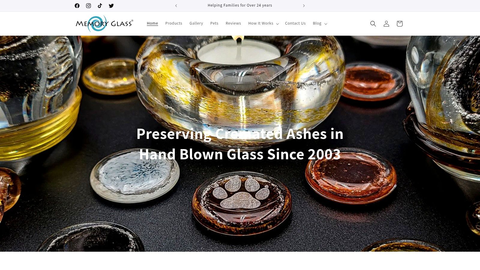 Memory Glass Memorial Pendants