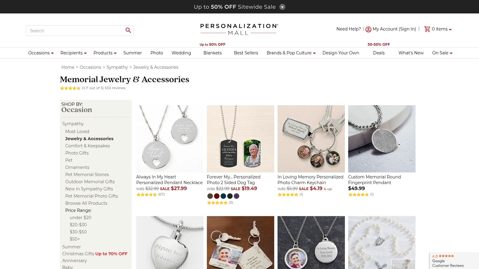 Personalization Mall