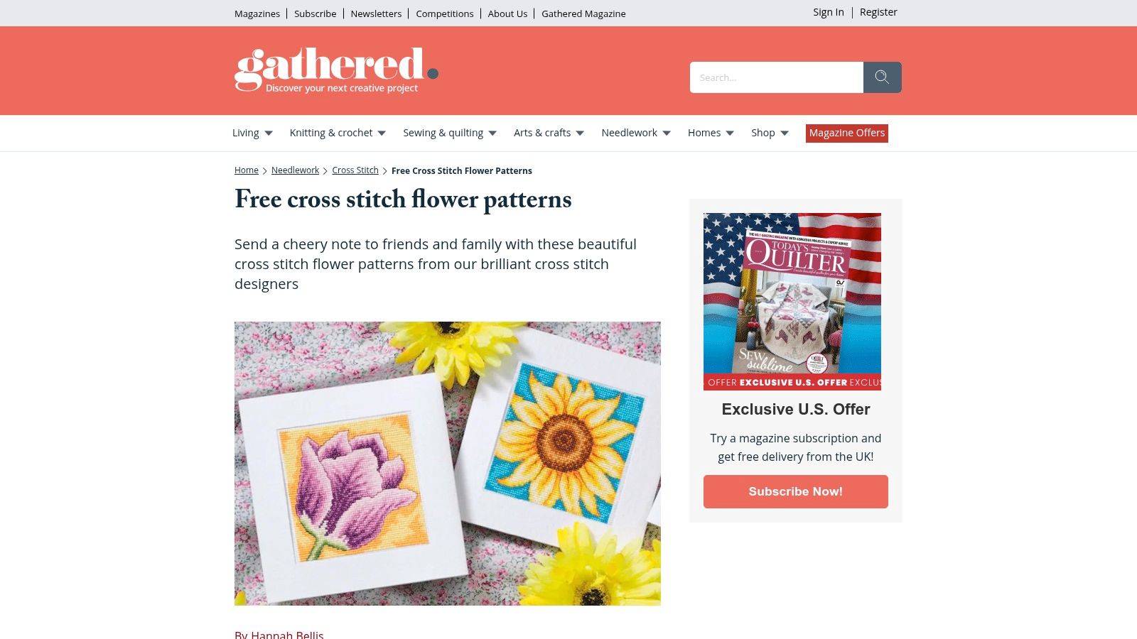 Gathered (The World of Cross Stitching/Immediate Media)