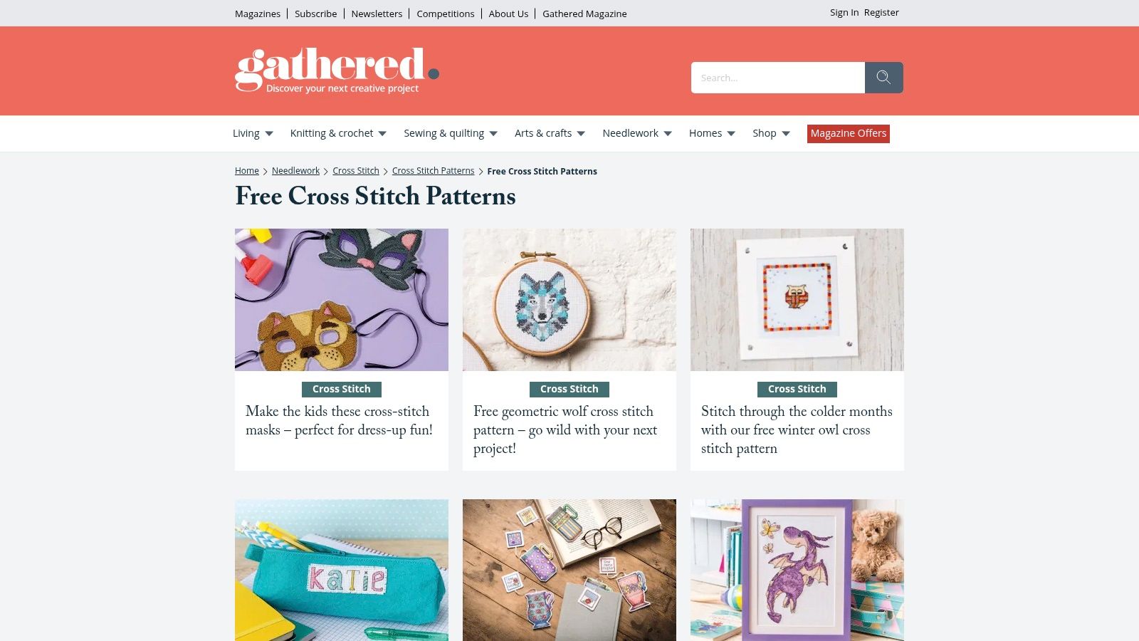 Gathered (Cross Stitcher/The World of Cross Stitching)