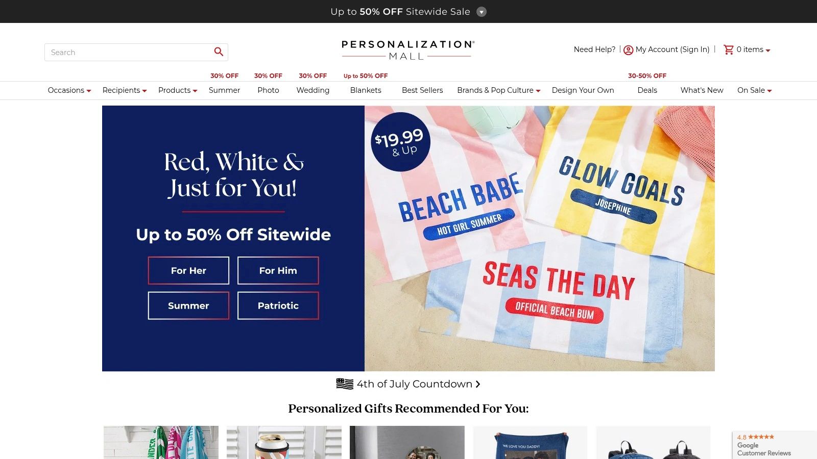 Personalization Mall