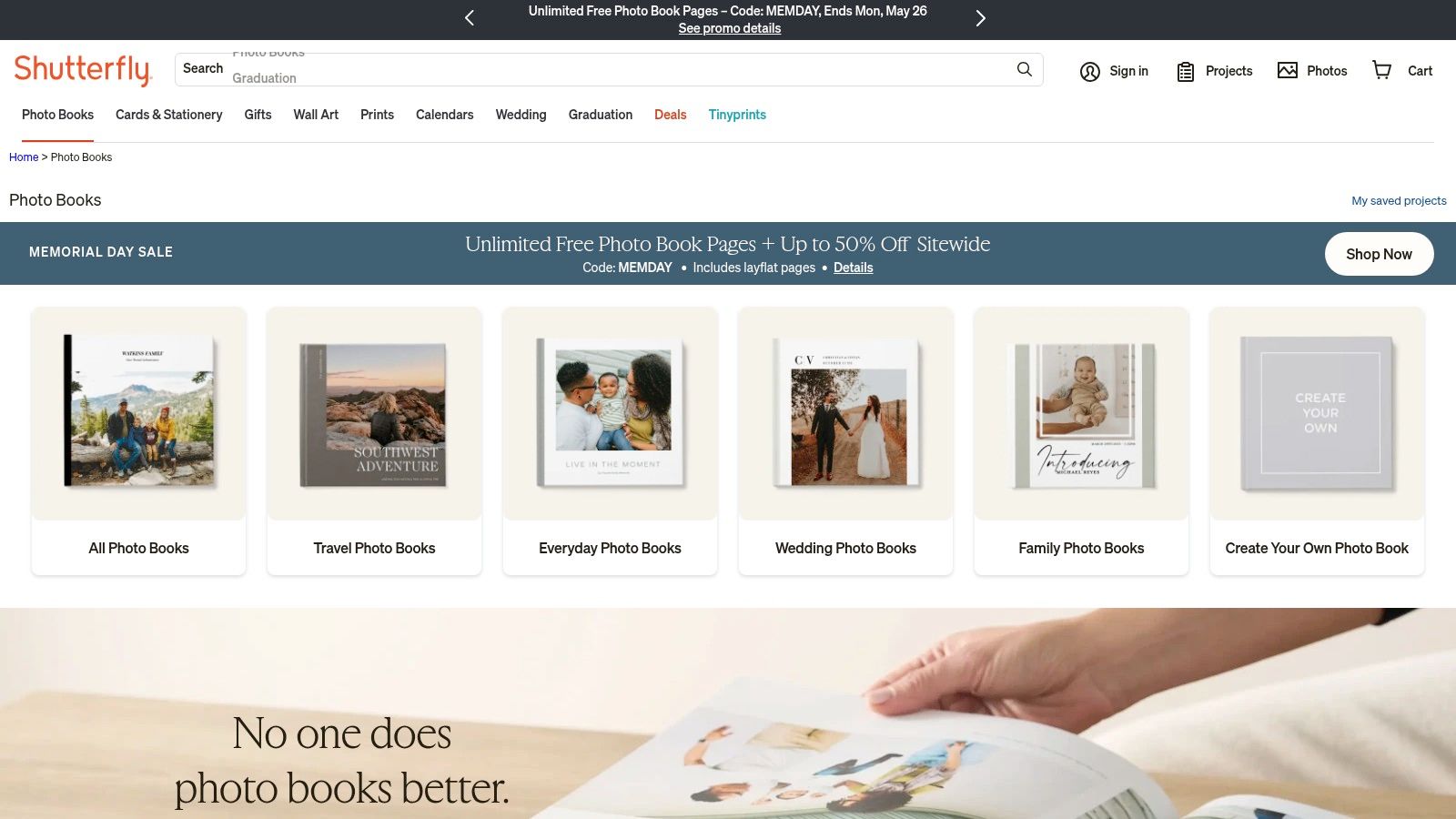 Shutterfly Custom Photo Books