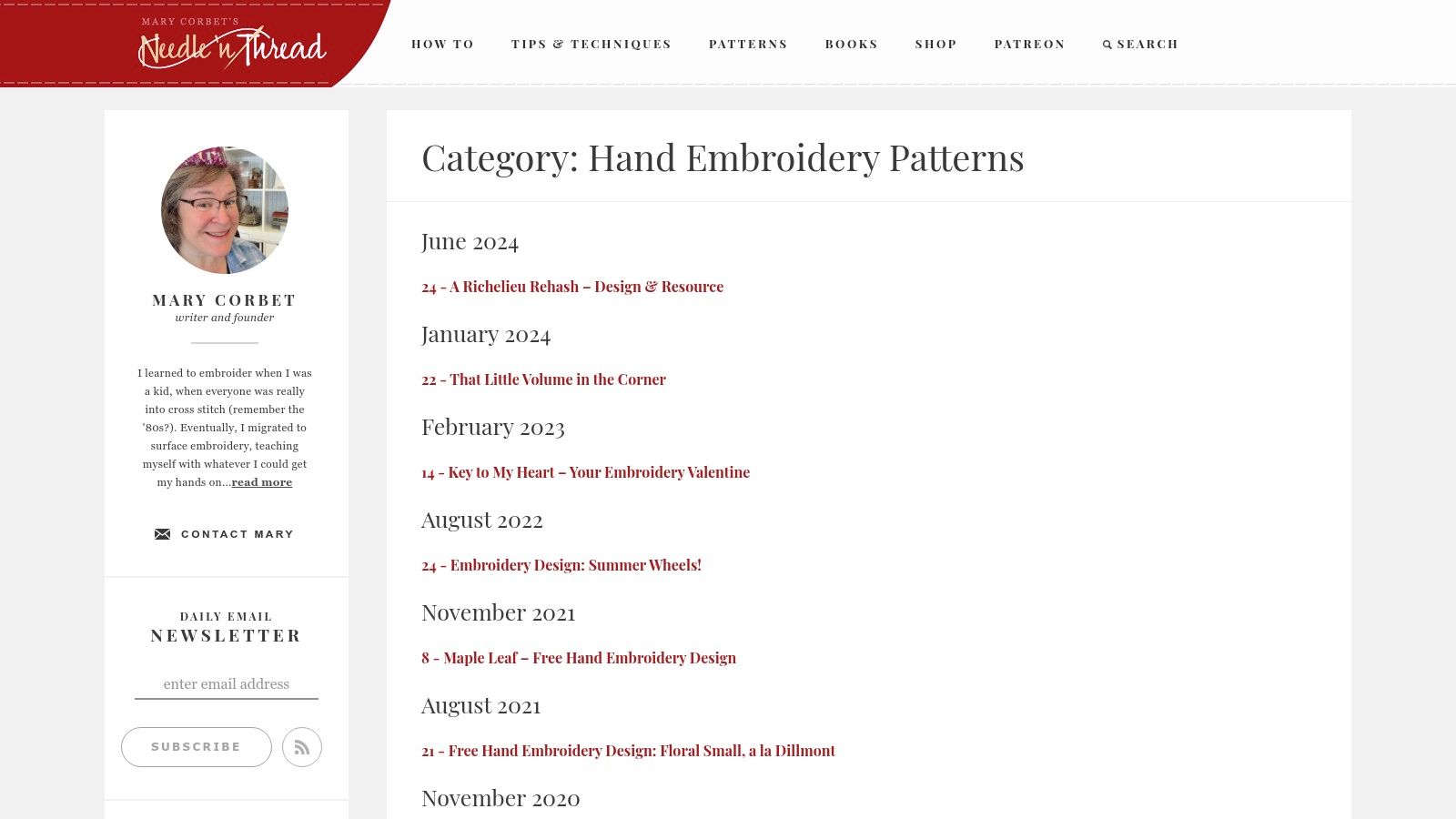 Needle ’n Thread (Mary Corbet)