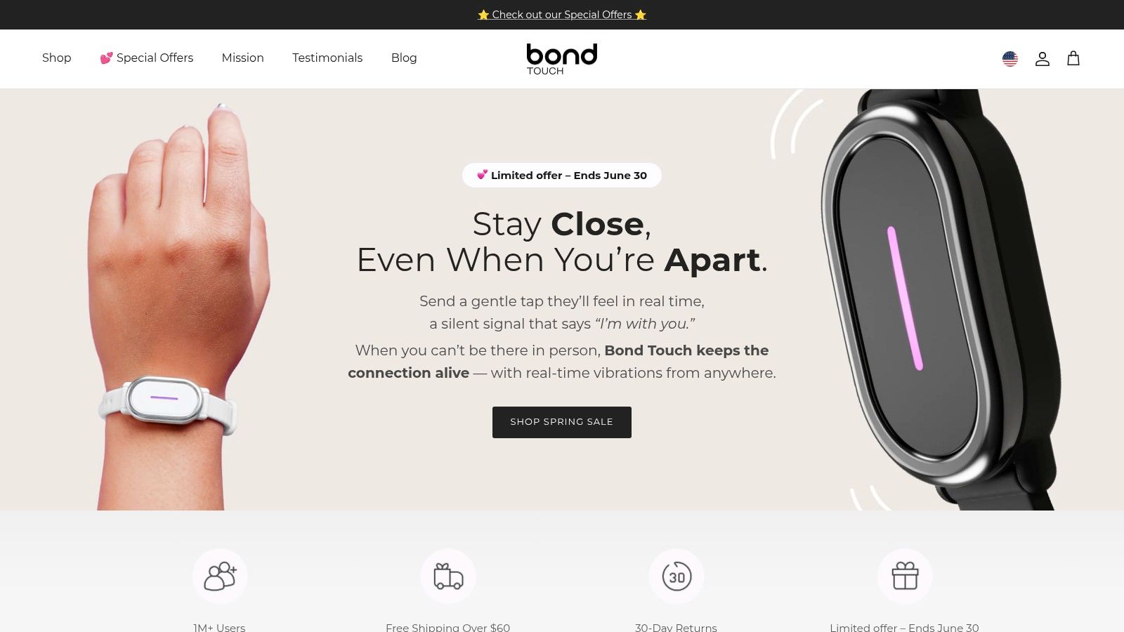 Bond Touch Bracelets