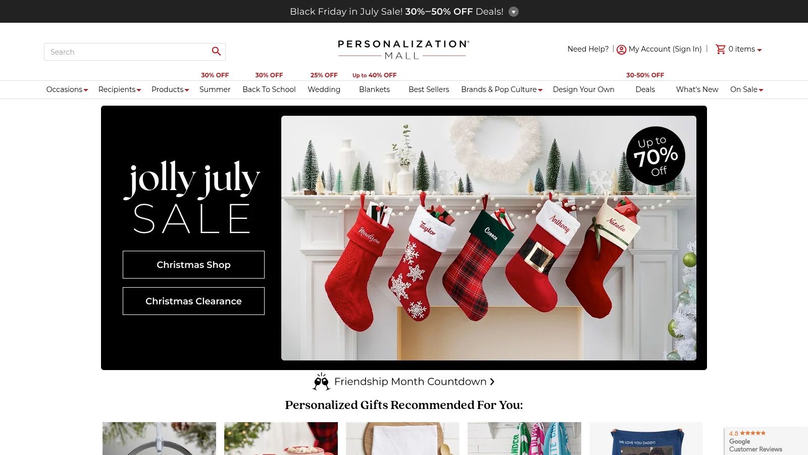 Personalization Mall