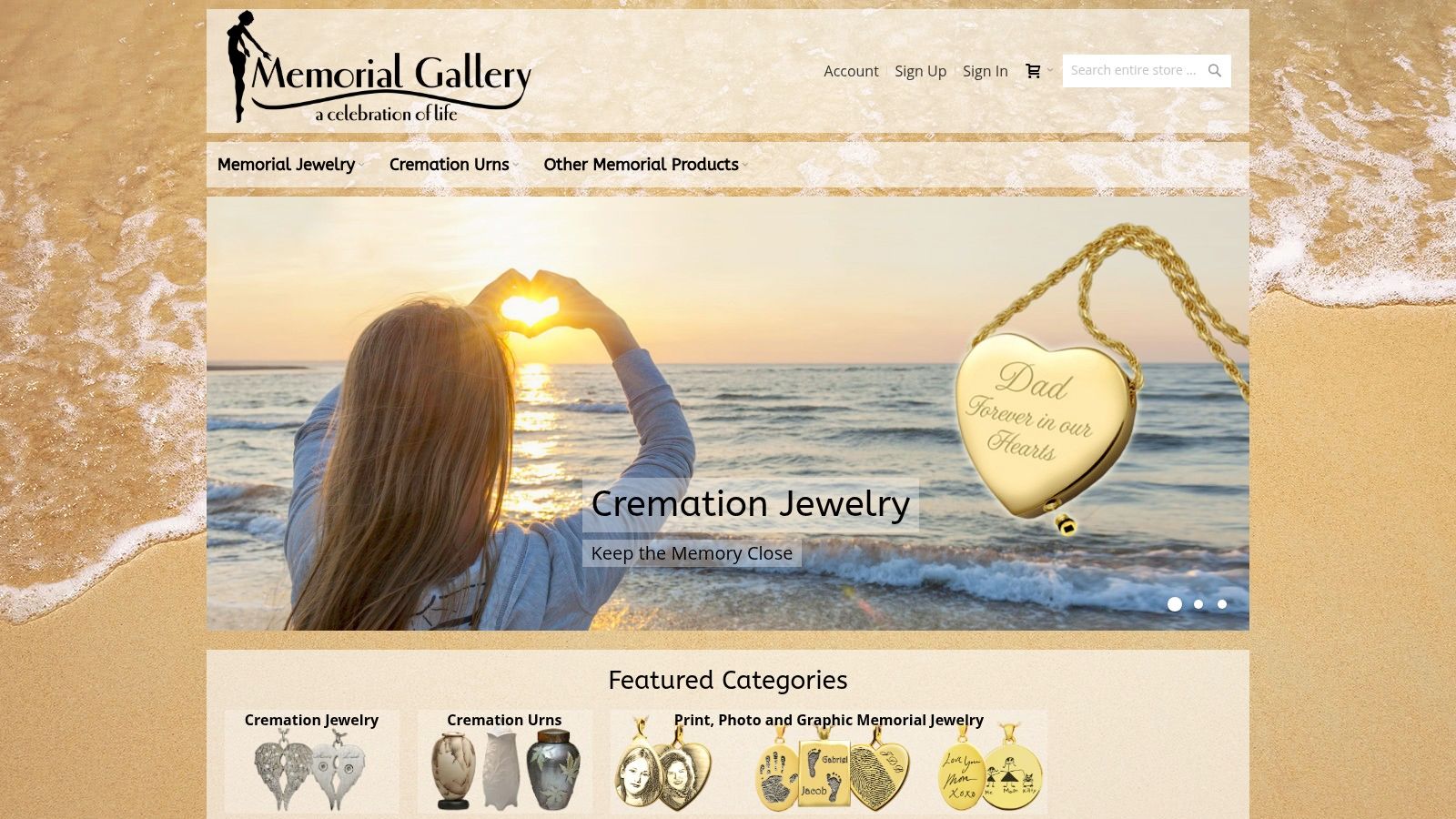 Memorial Gallery Heart Photo Locket