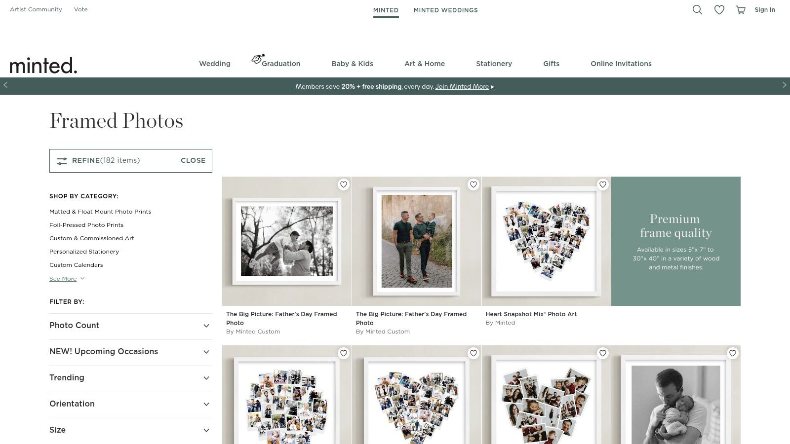 Minted Photo Charm Necklace