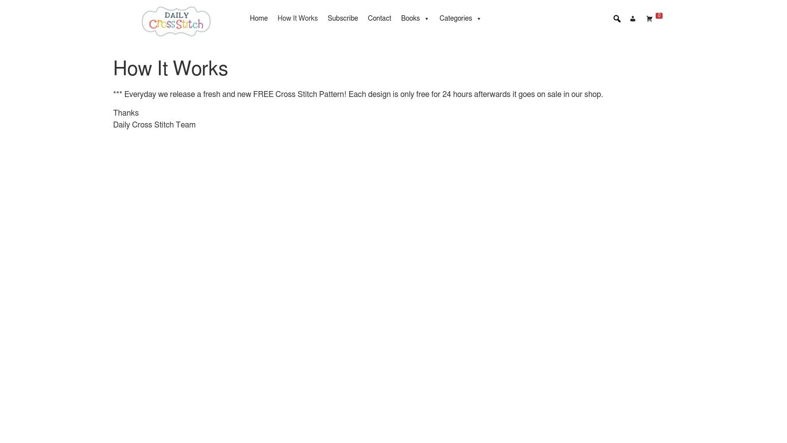 DailyCrossStitch – Free Pattern of the Day