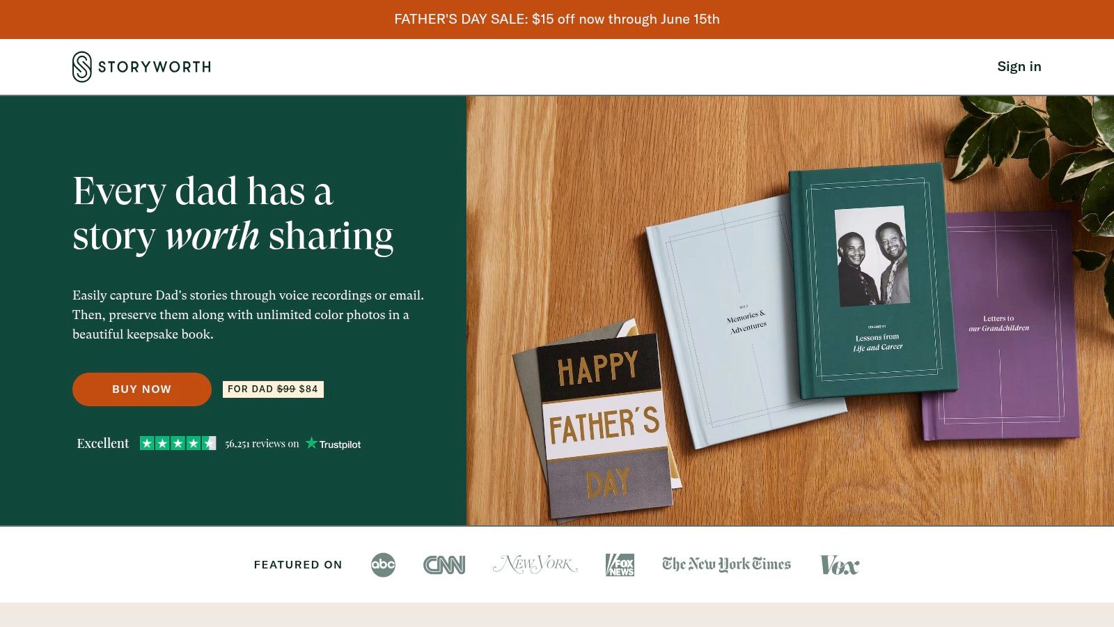 StoryWorth Family Memory Book