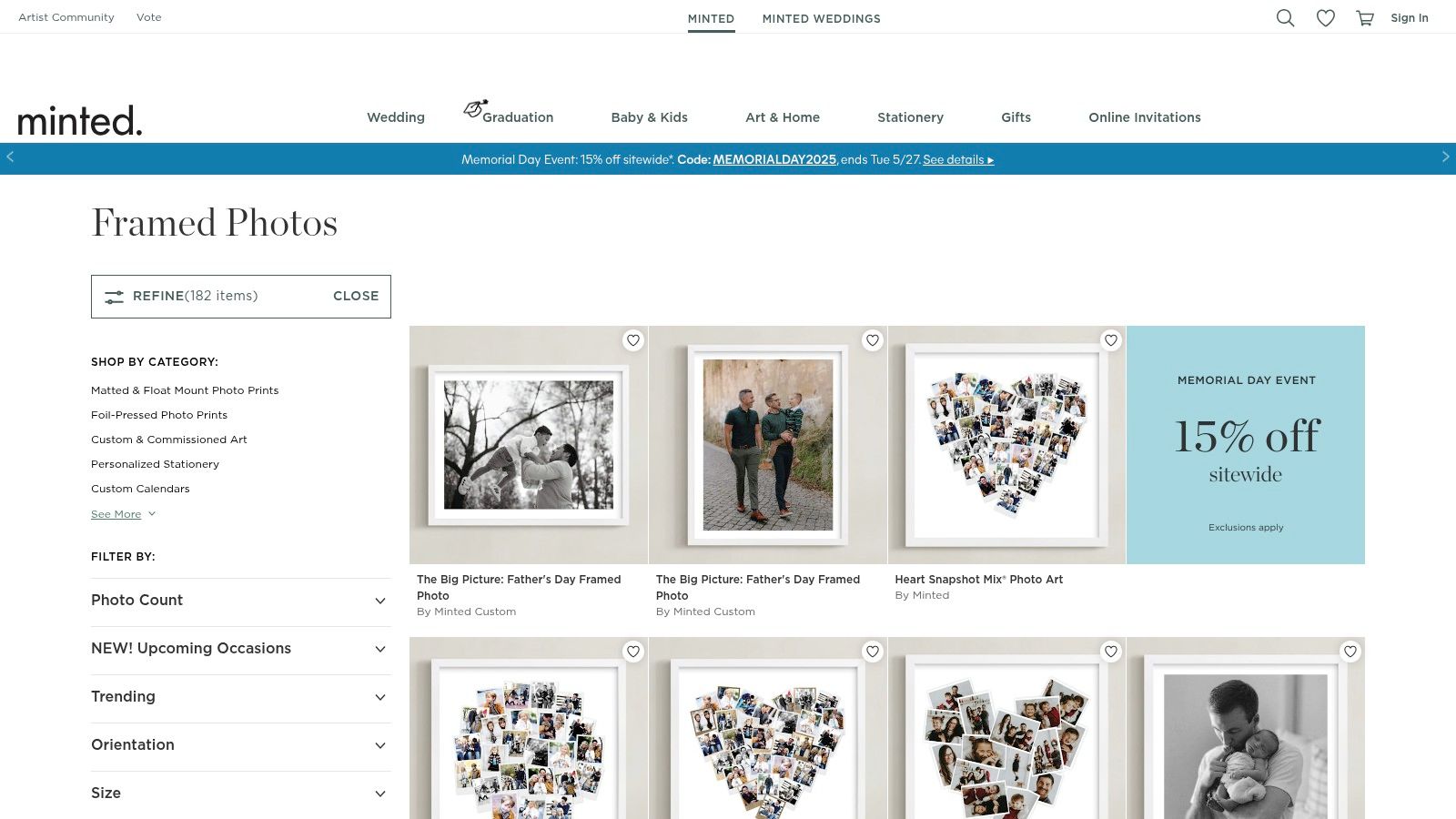 Minted Custom Photo Art