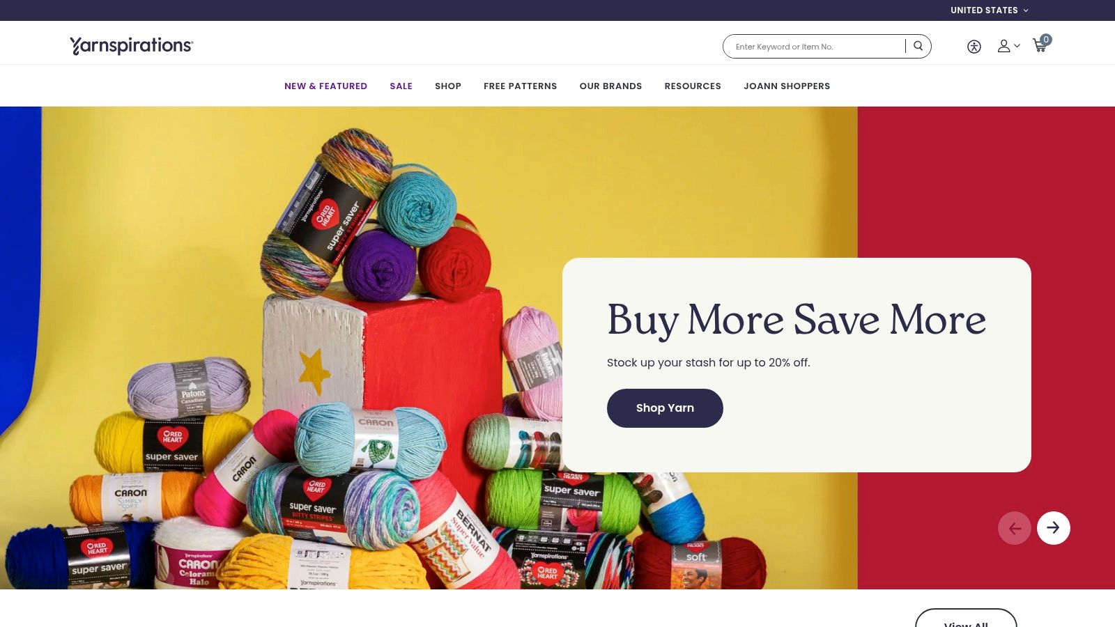 Yarnspirations (Anchor free embroidery/cross-stitch patterns)