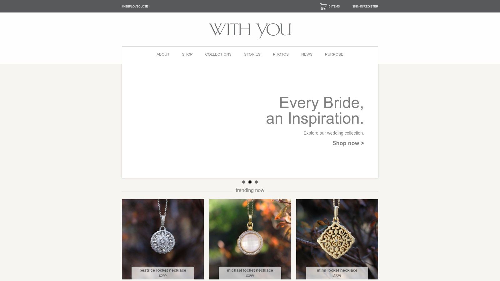 With You Lockets Photo Locket Necklace