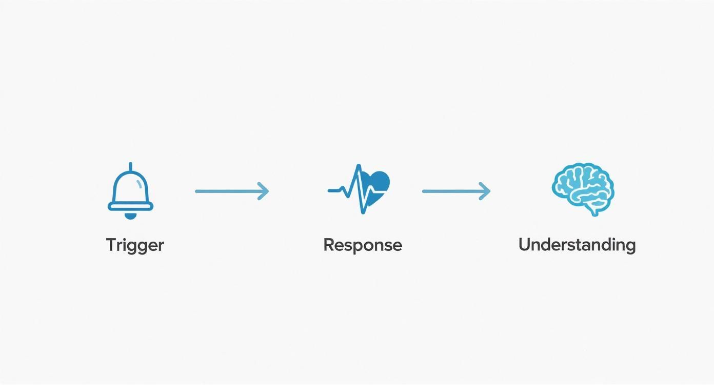 Infographic about how to calm panic attacks