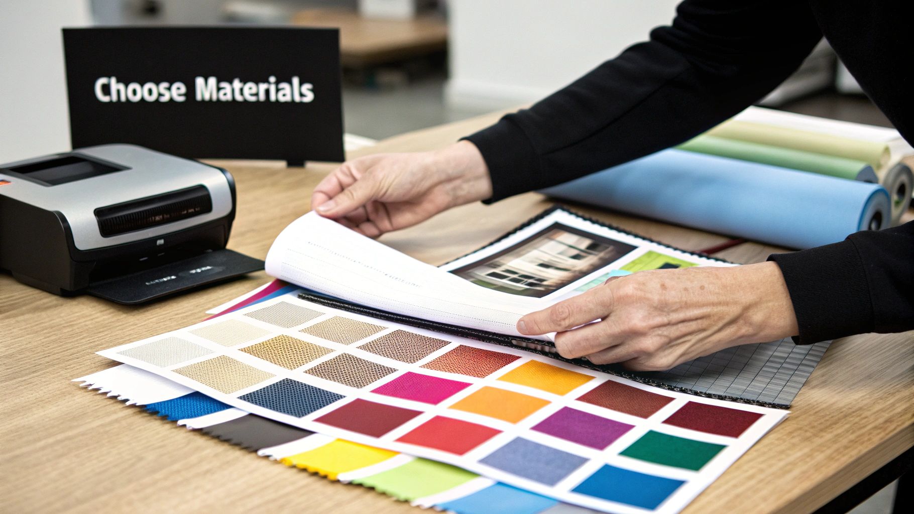 A heat press machine with a t-shirt being prepared for a design transfer.