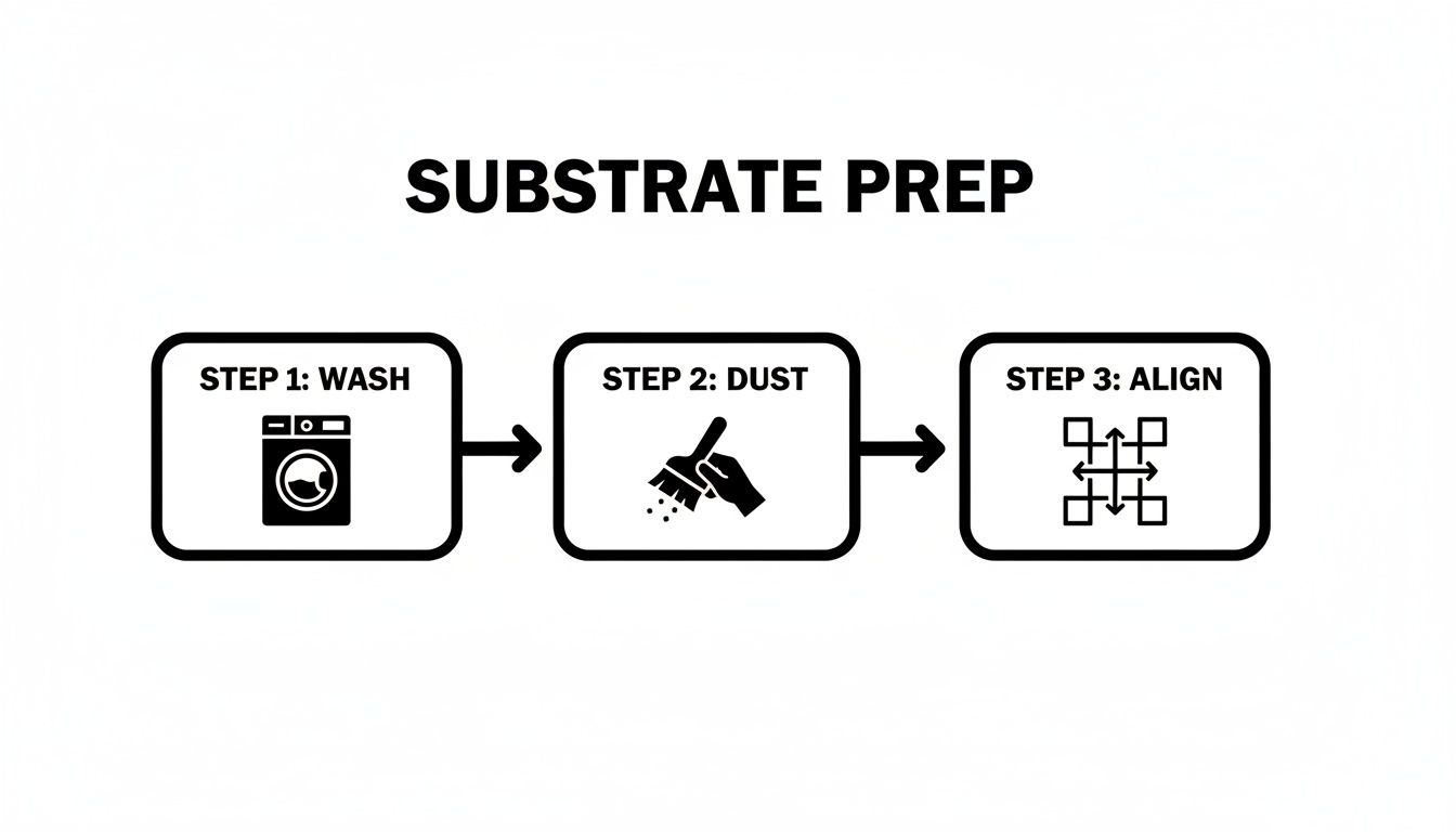 Infographic about heat press sublimation