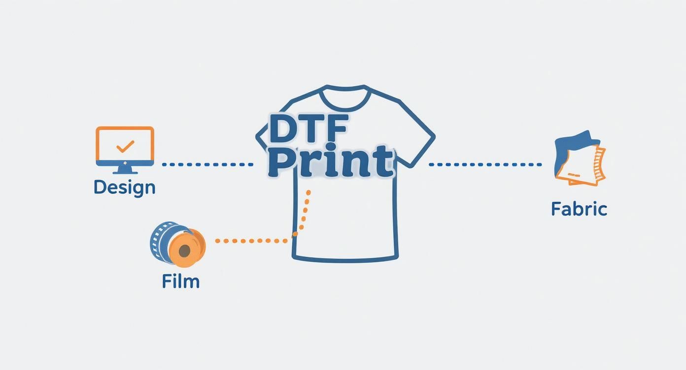 Infographic about dtf prints for sale