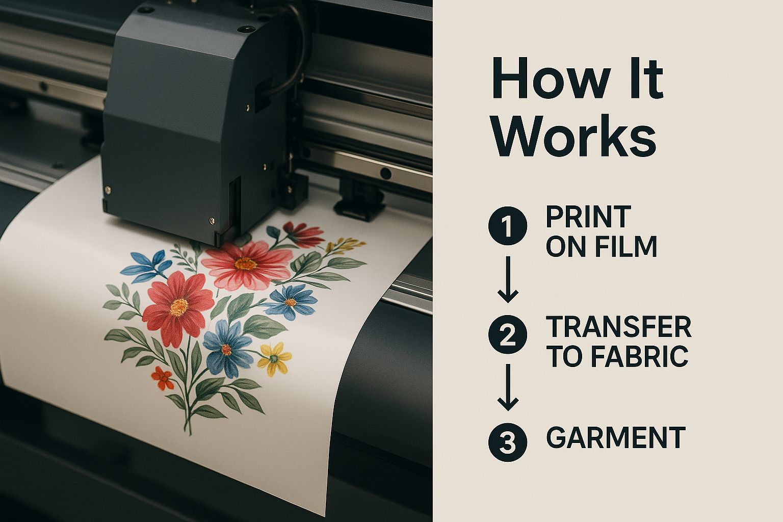 Infographic about dtf prints