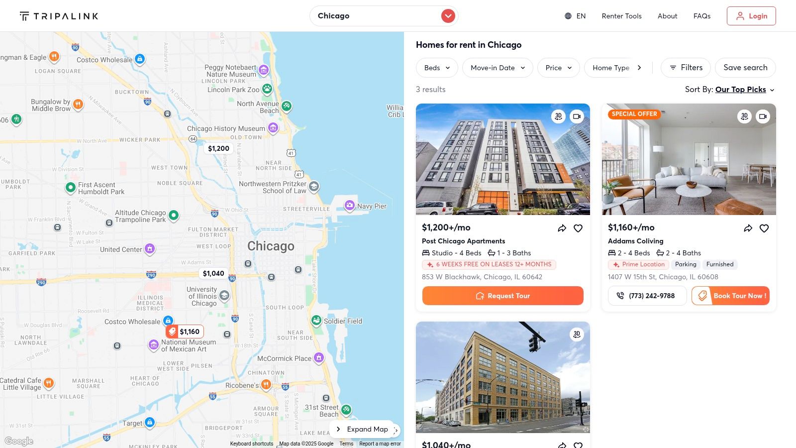 Tripalink Chicago