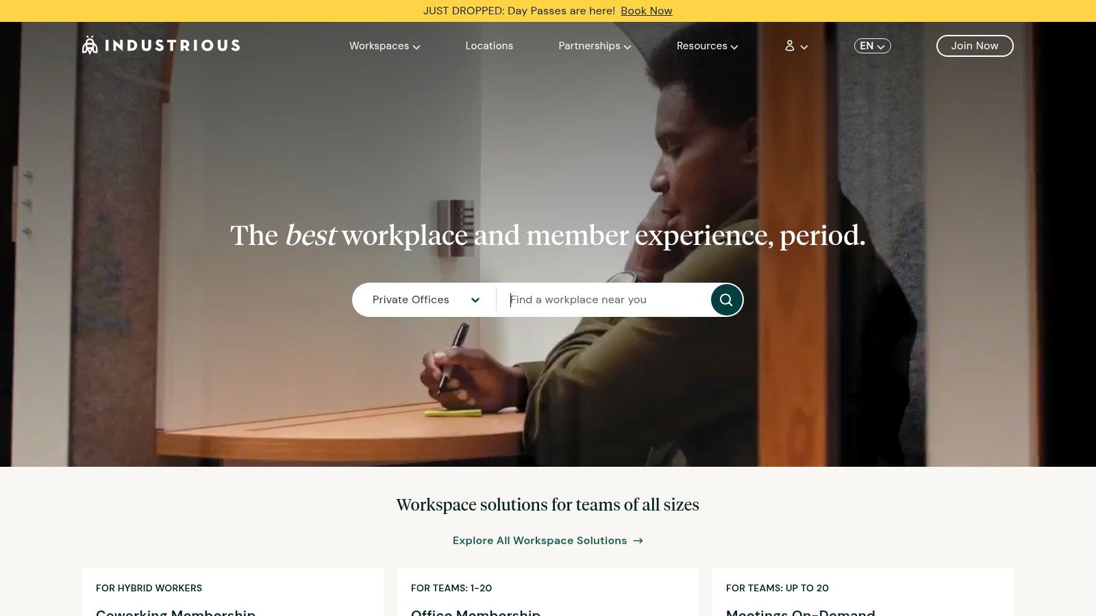 Industrious: The Premium Hospitality-Driven Workspace