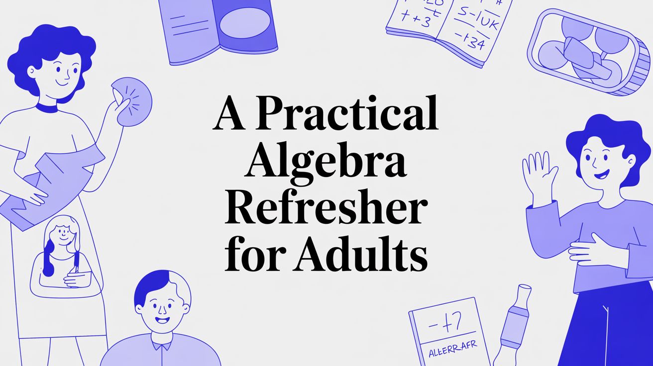 A Practical Algebra Refresher for Adults