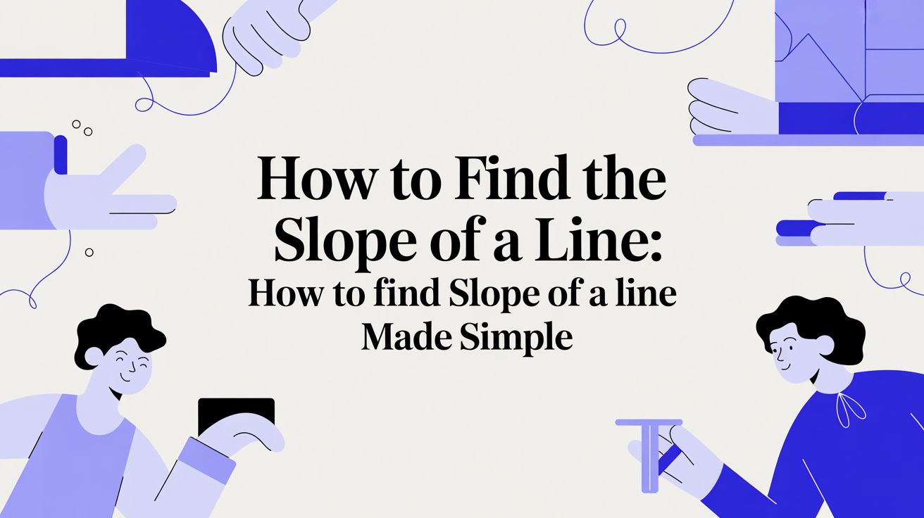 How to Find the Slope of a Line: how to find slope of a line made simple