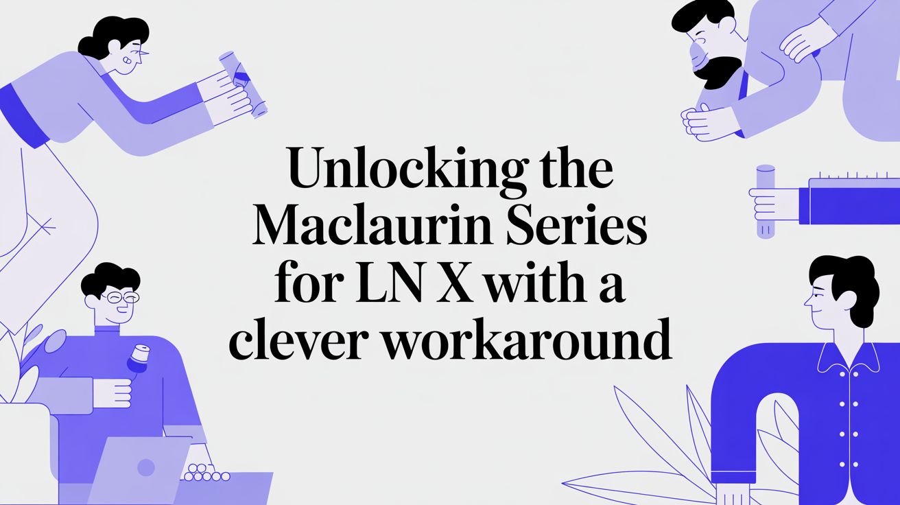 Unlocking the Maclaurin Series for ln x with a Clever Workaround