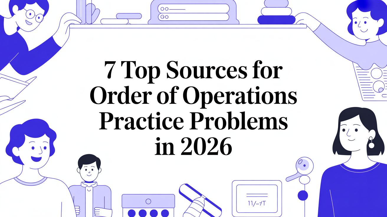 7 Top Sources for Order of Operations Practice Problems in 2026