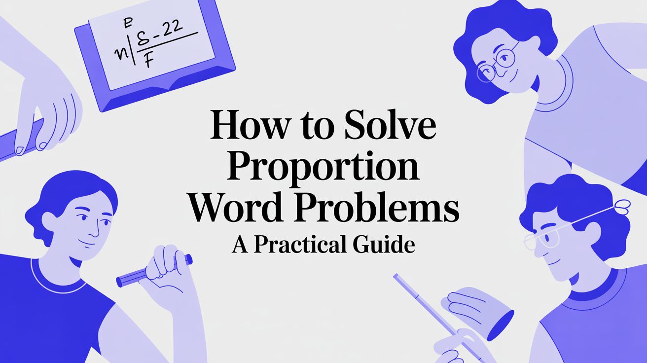 How to Solve Proportion Word Problems A Practical Guide