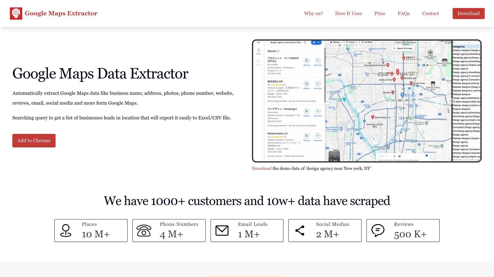 Google Maps Extractor