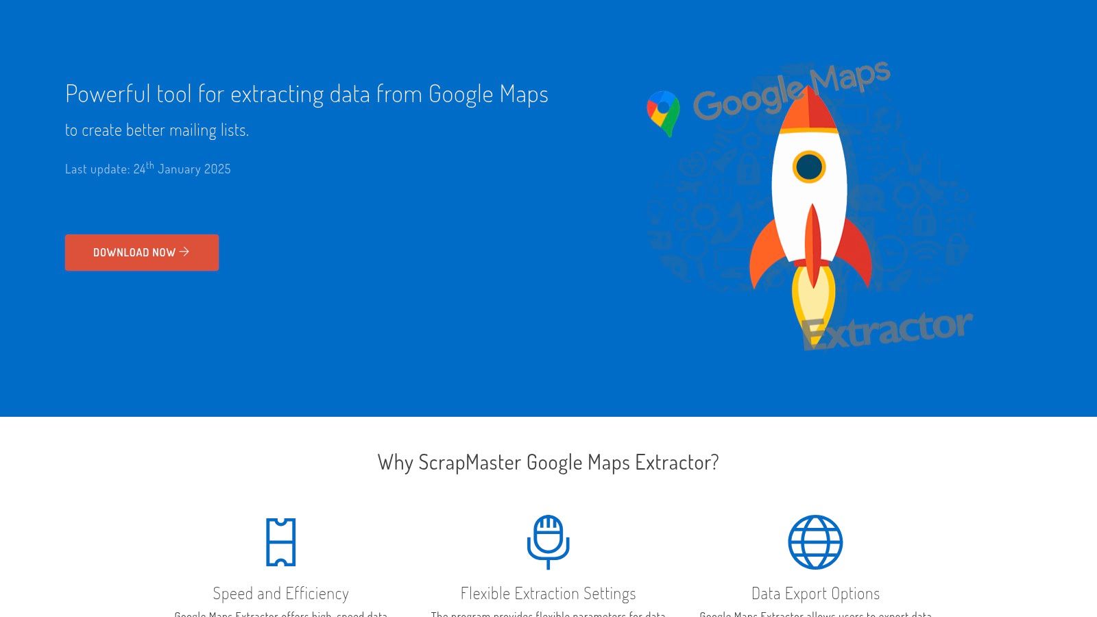 ScrapMaster Google Maps Extractor