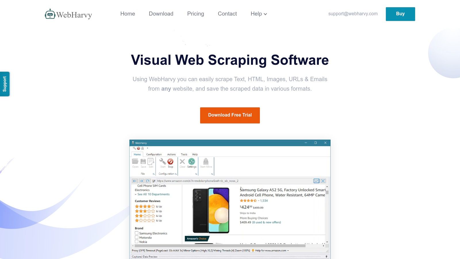 WebHarvy