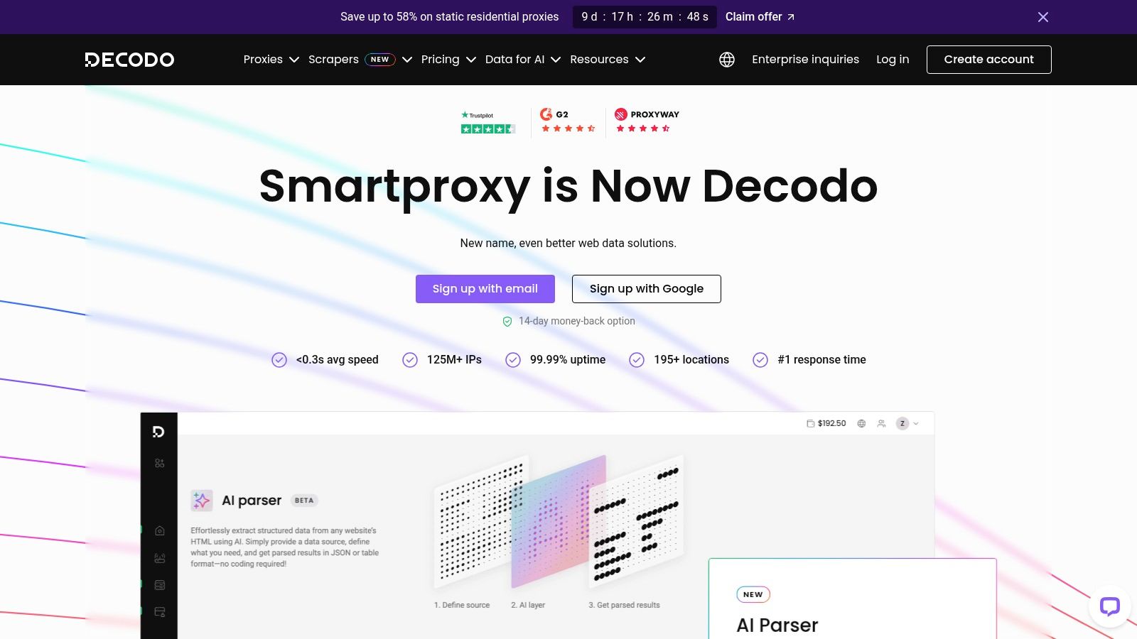 Decodo (formerly Smartproxy)