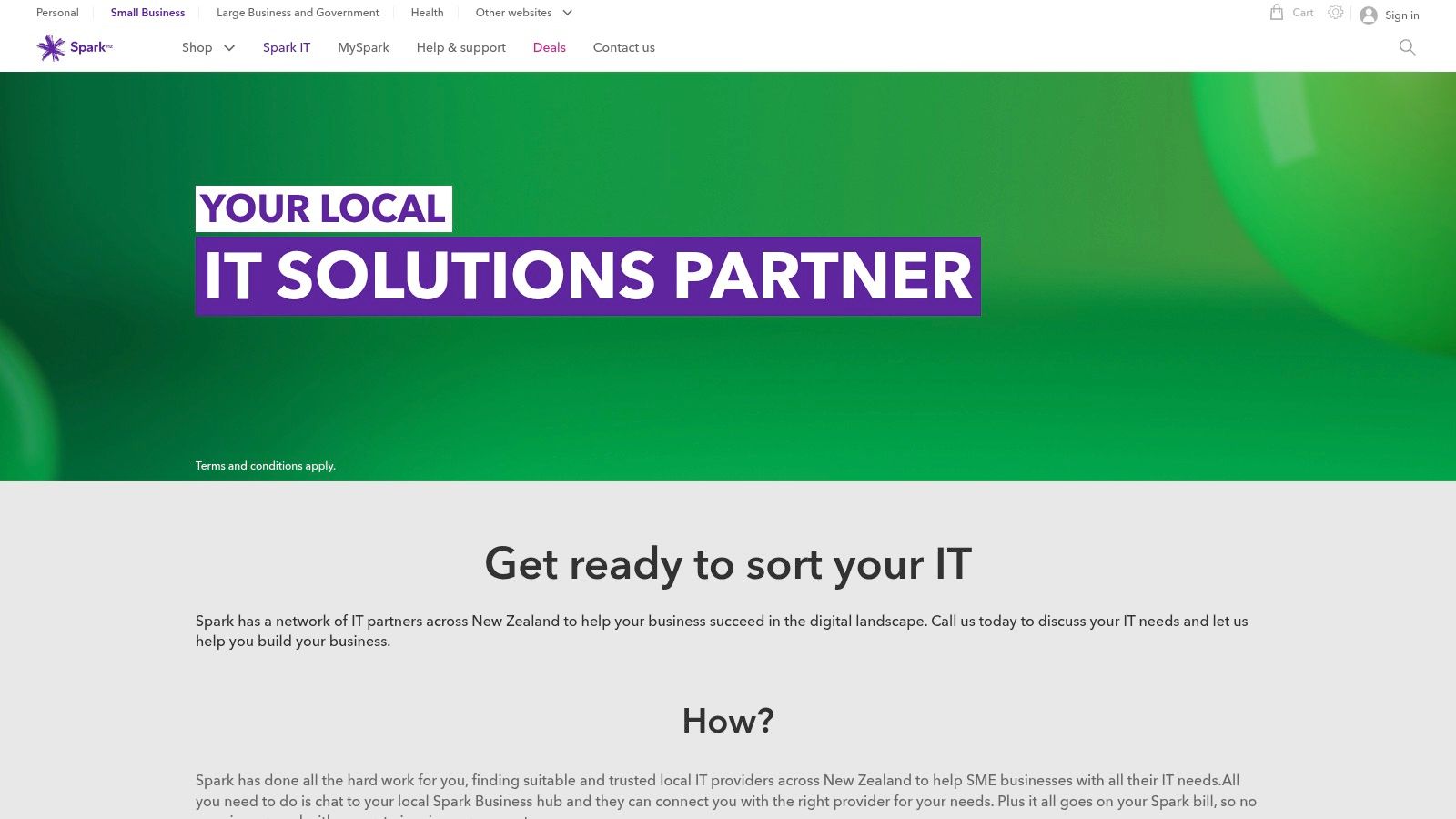 Spark Business — Spark IT