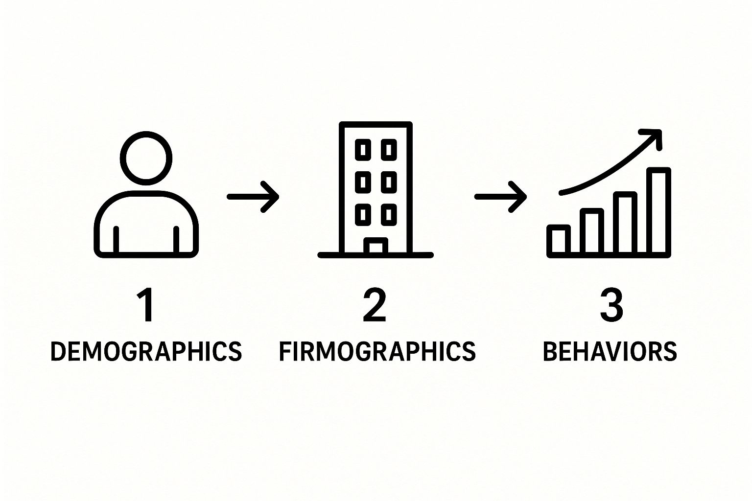 Infographic about ideal customer profile template