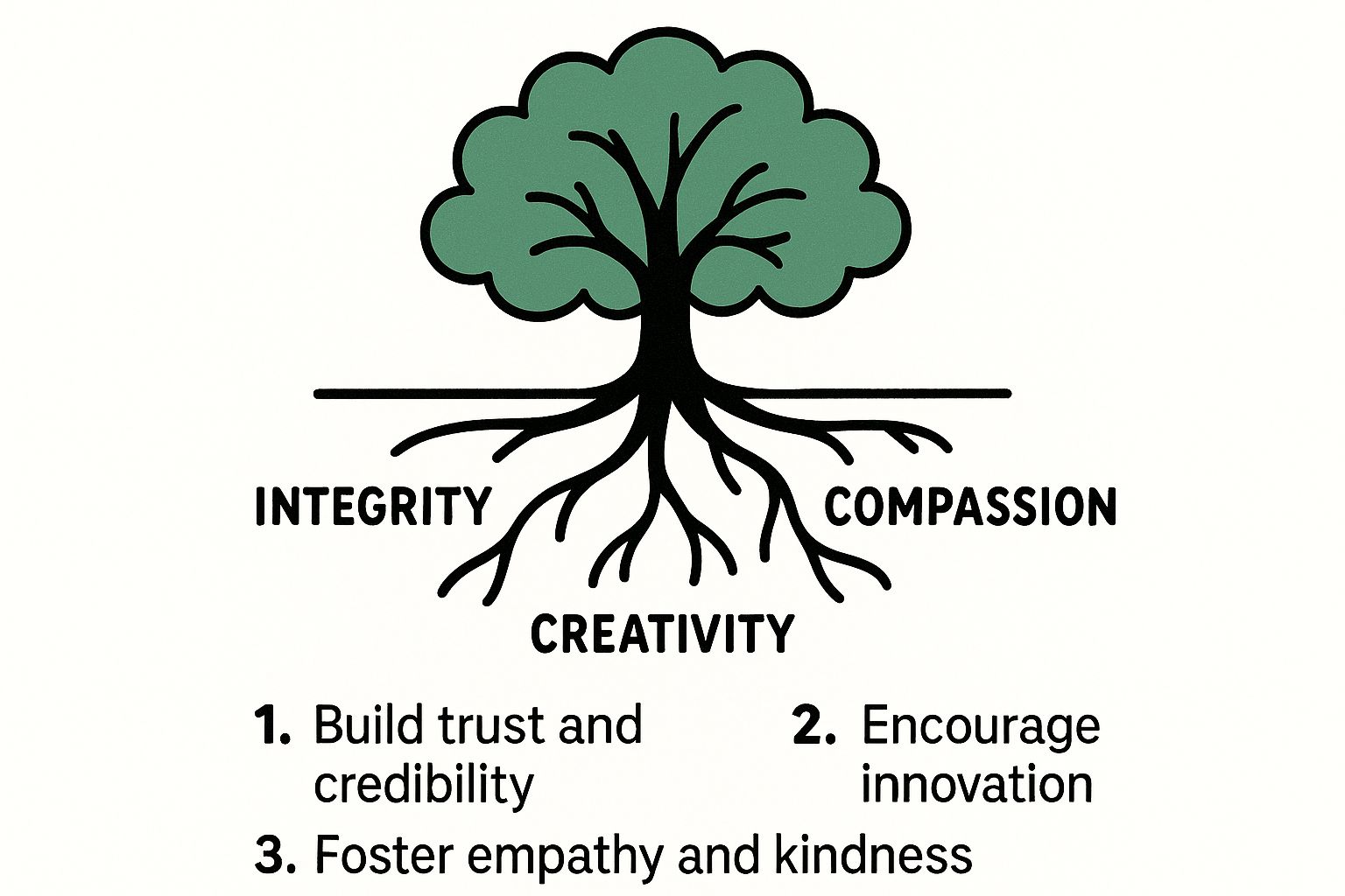 Infographic about how to discover your purpose