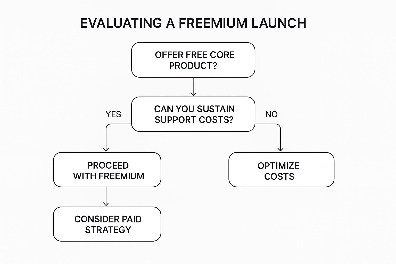 Infographic showing key data about Freemium Launch Strategy