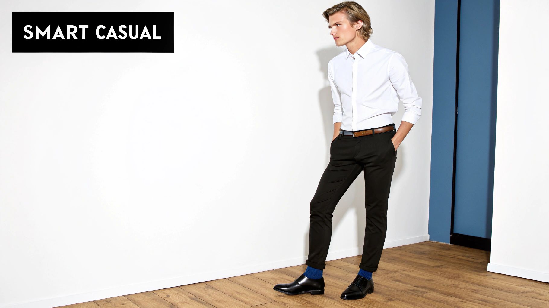 Crisp White Oxford Shirt & Chelsea Boots