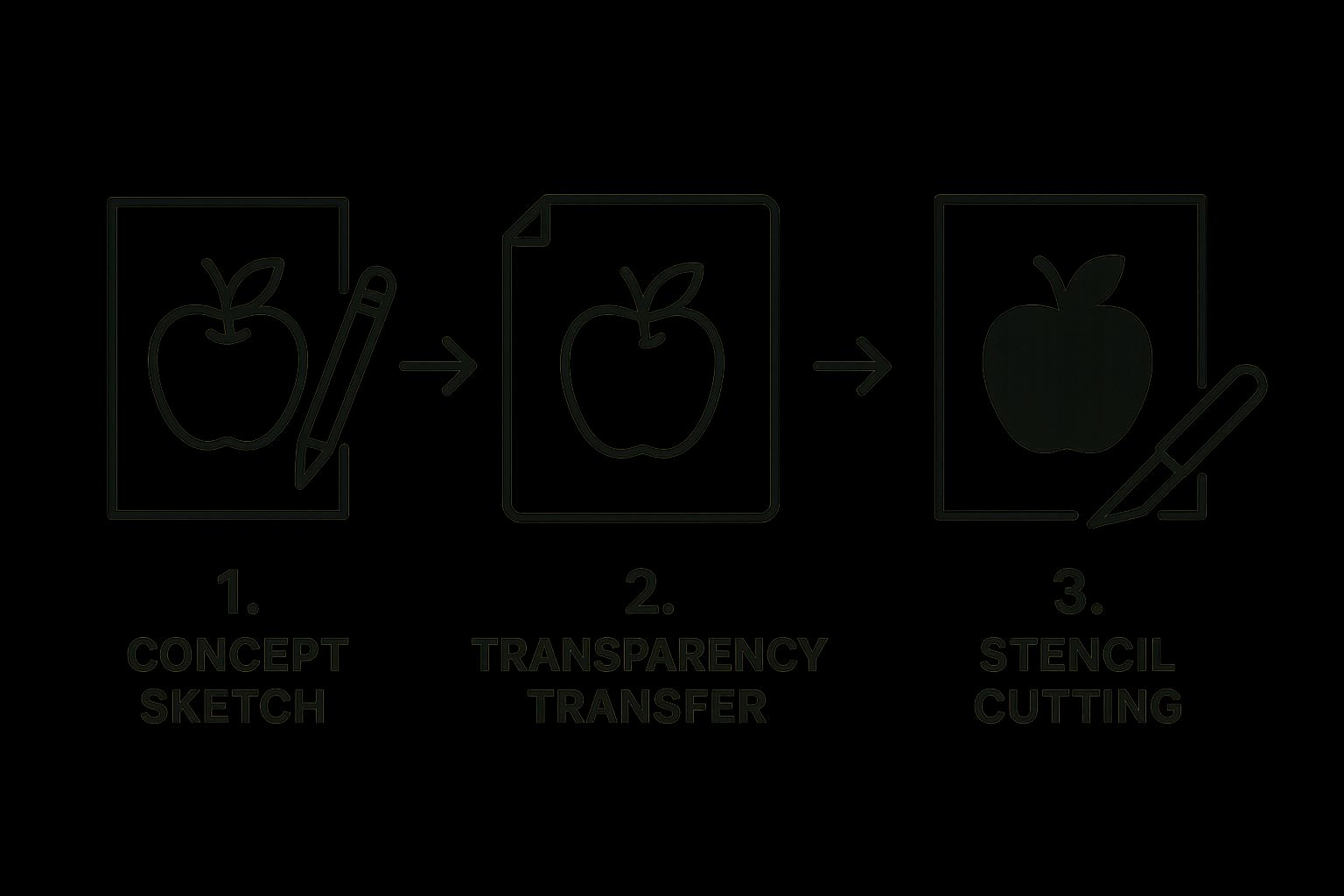 Infographic about how to screen print t shirts at home